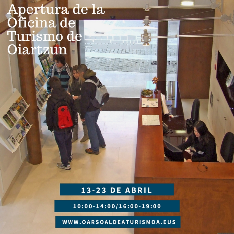 apertura de la oficina de turismo de oiartzun 2017