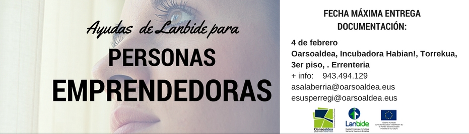 ayudas lanbide personas emprendoras