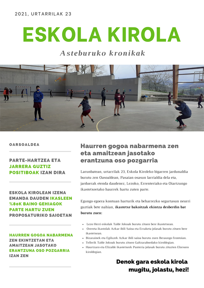 eskola kirola kronika 1 w
