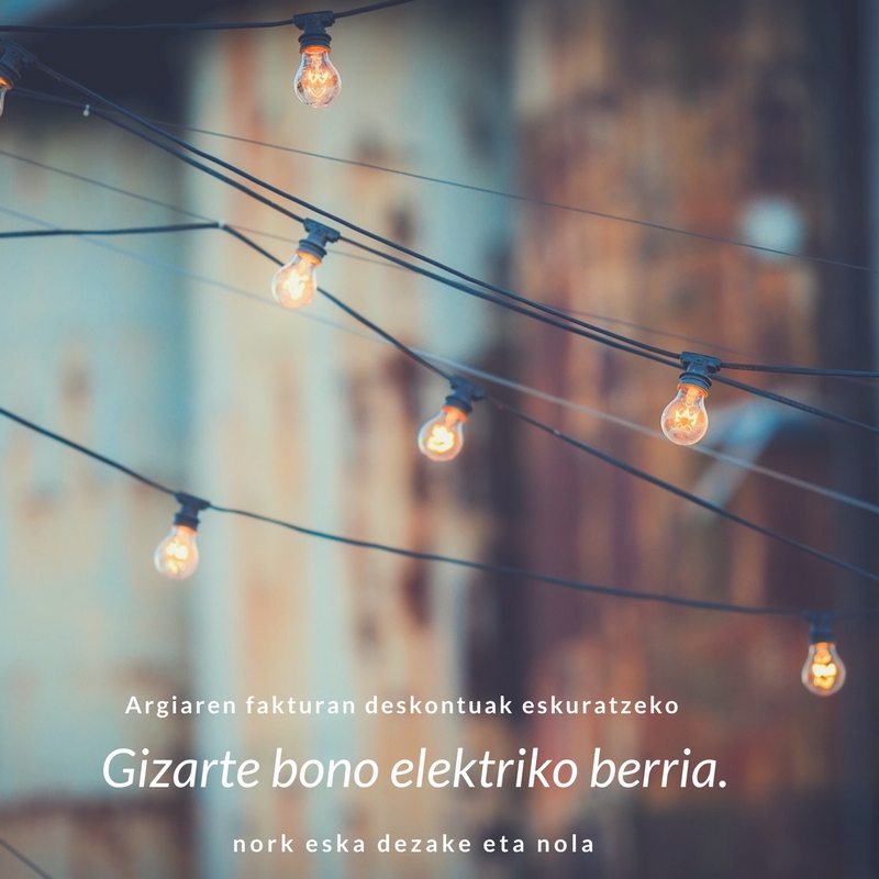 gizarte bono elektriko berria eusk
