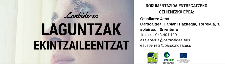 lanbideko laguntzak ekintzaileentzat