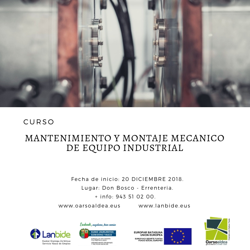 mantenimiento y montaje