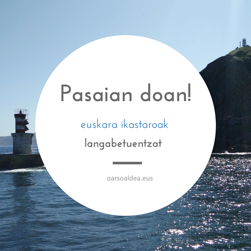 pasaian euskara eskolak doan 2016