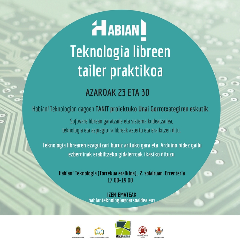 teknologia libreen tailer praktikoa behin betikoa