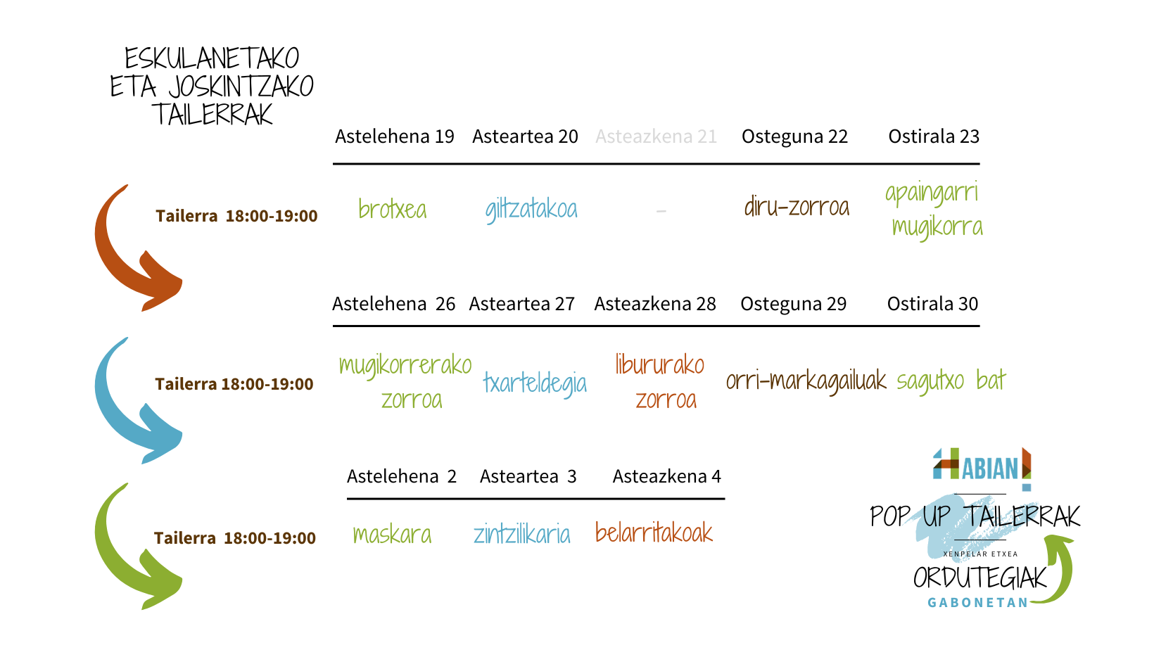 pop up denda tailerrak
